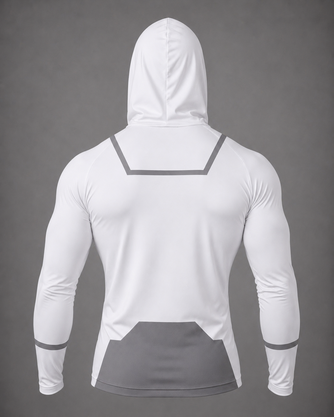 T Shirt compression hood and mask Conquest