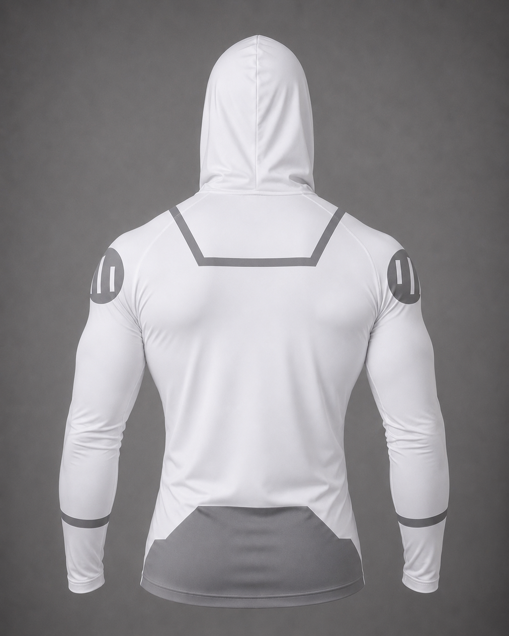 T- Shirt Compression Hood and Mask Mark Viltrumite