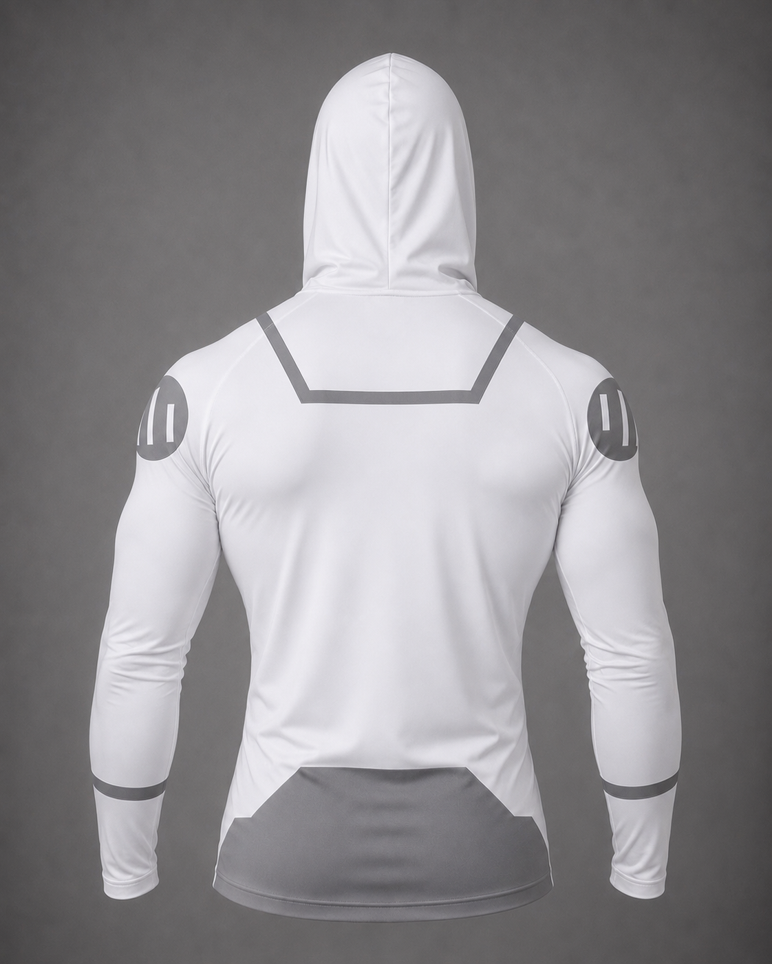 T- Shirt Compression Hood and Mask Mark Viltrumite