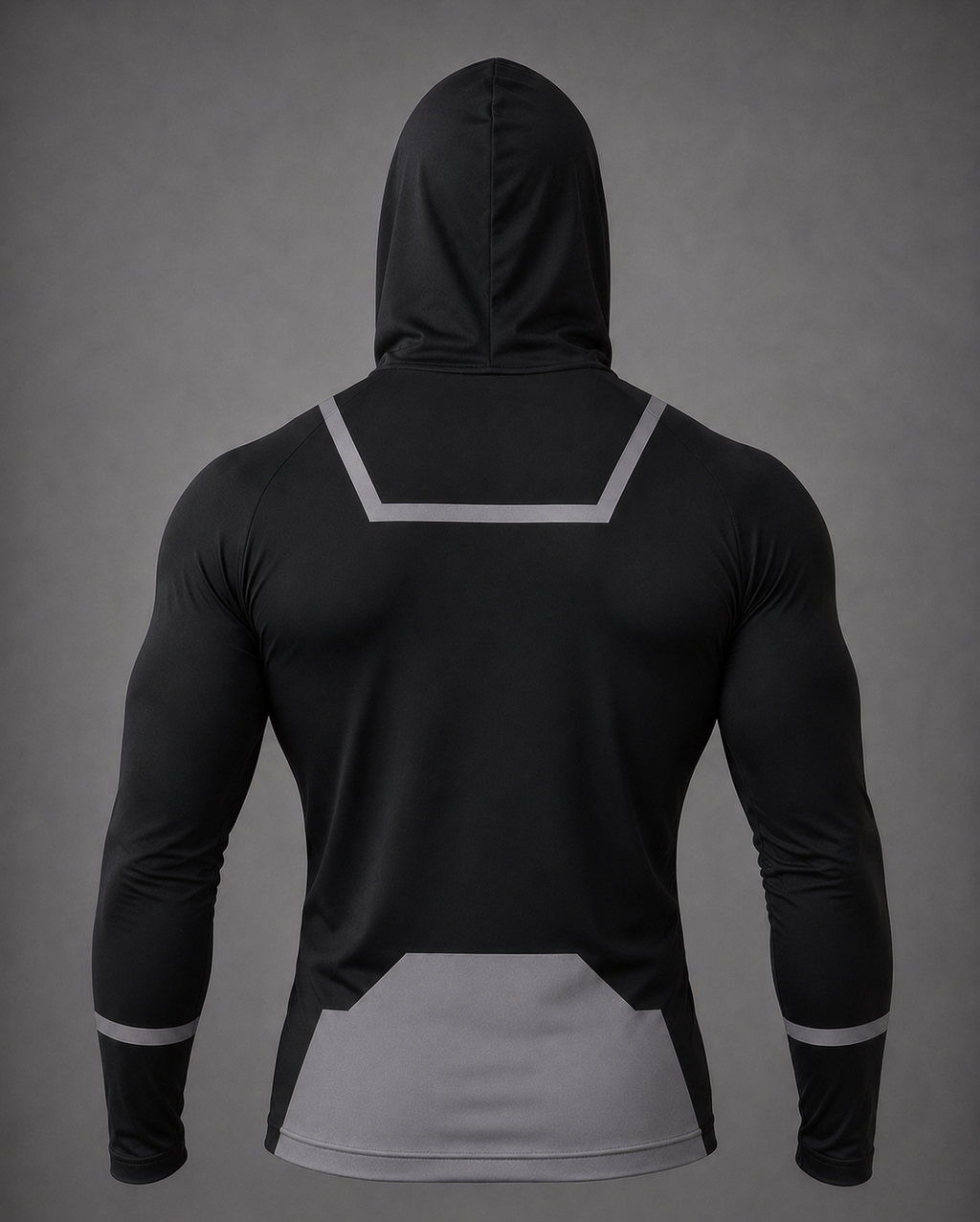 T Shirt compression hood and mask Conquest