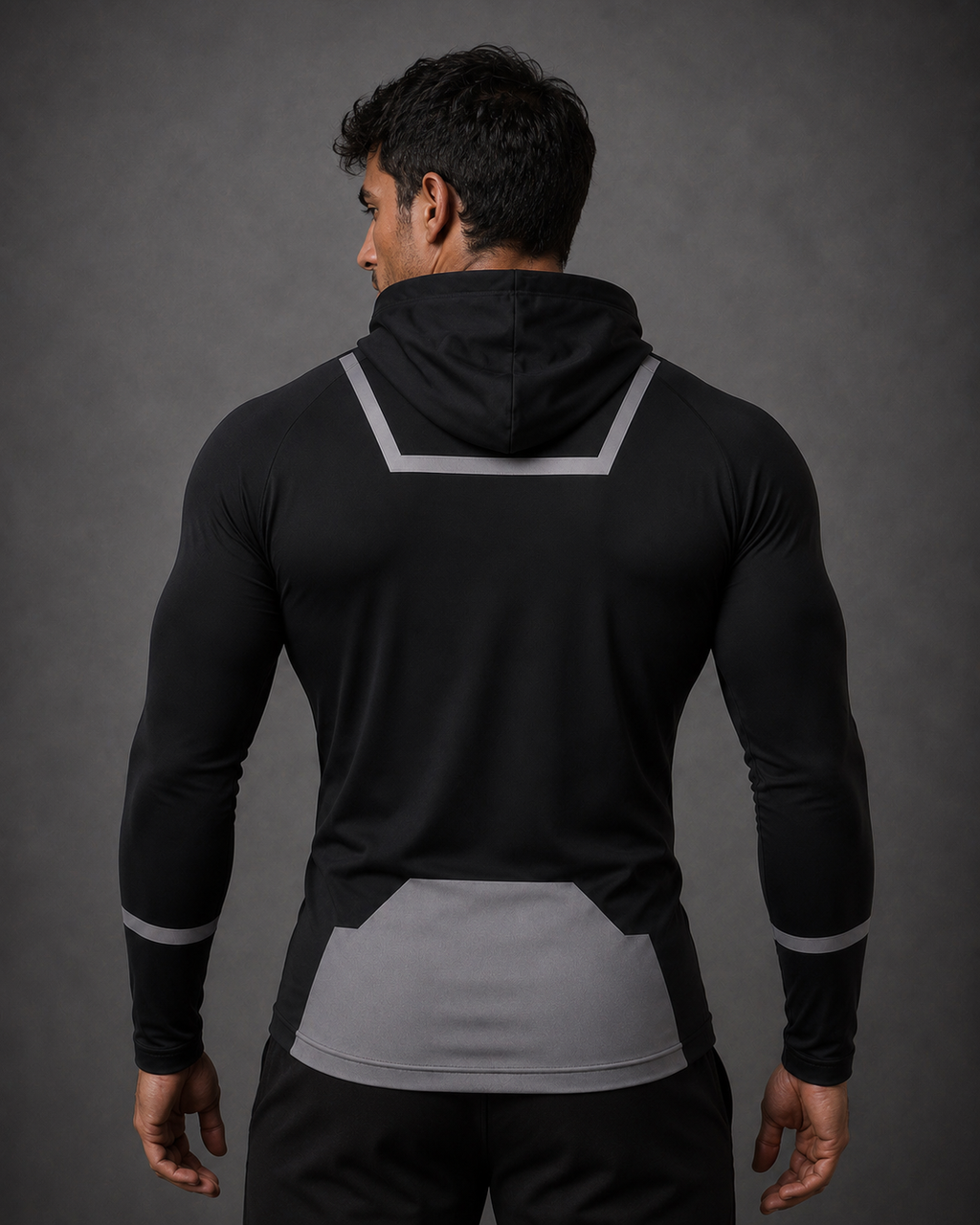 T Shirt compression hood and mask Conquest