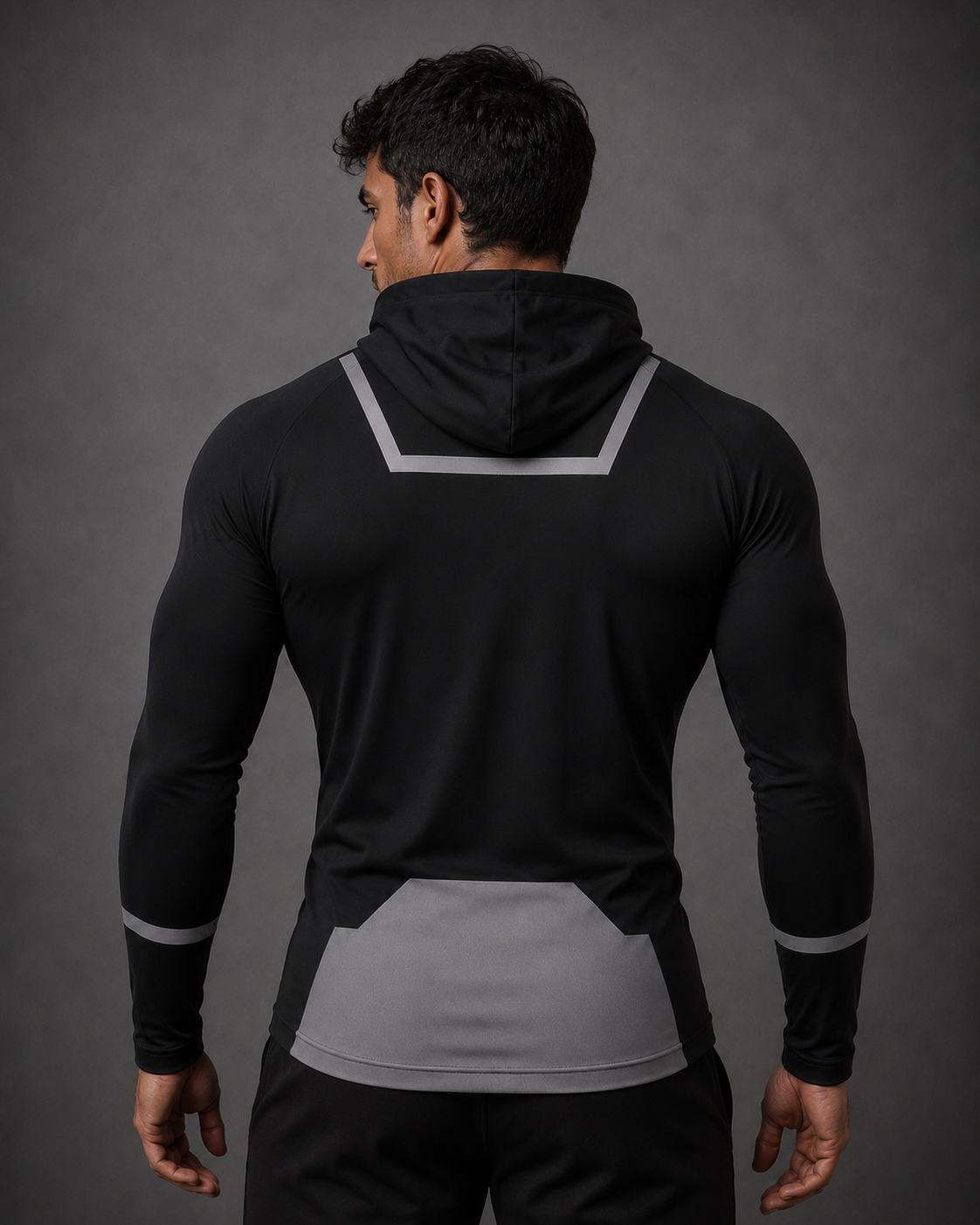 T Shirt compression hood and mask Conquest
